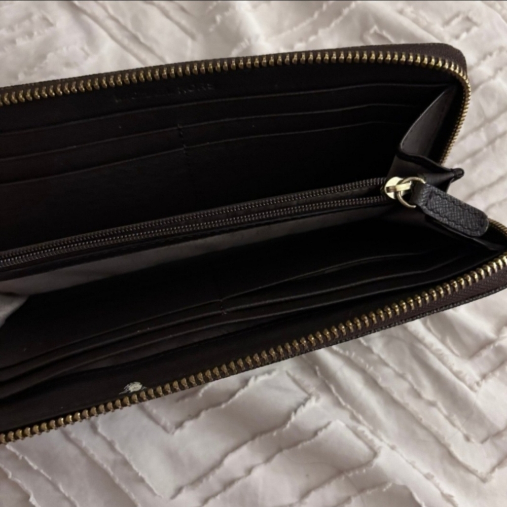 Michael Kors Dark Brown Grayson Satchel With Matching Wallet - Picture 6 of 6